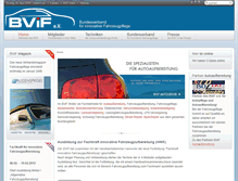 Tablet Screenshot of bvif.de